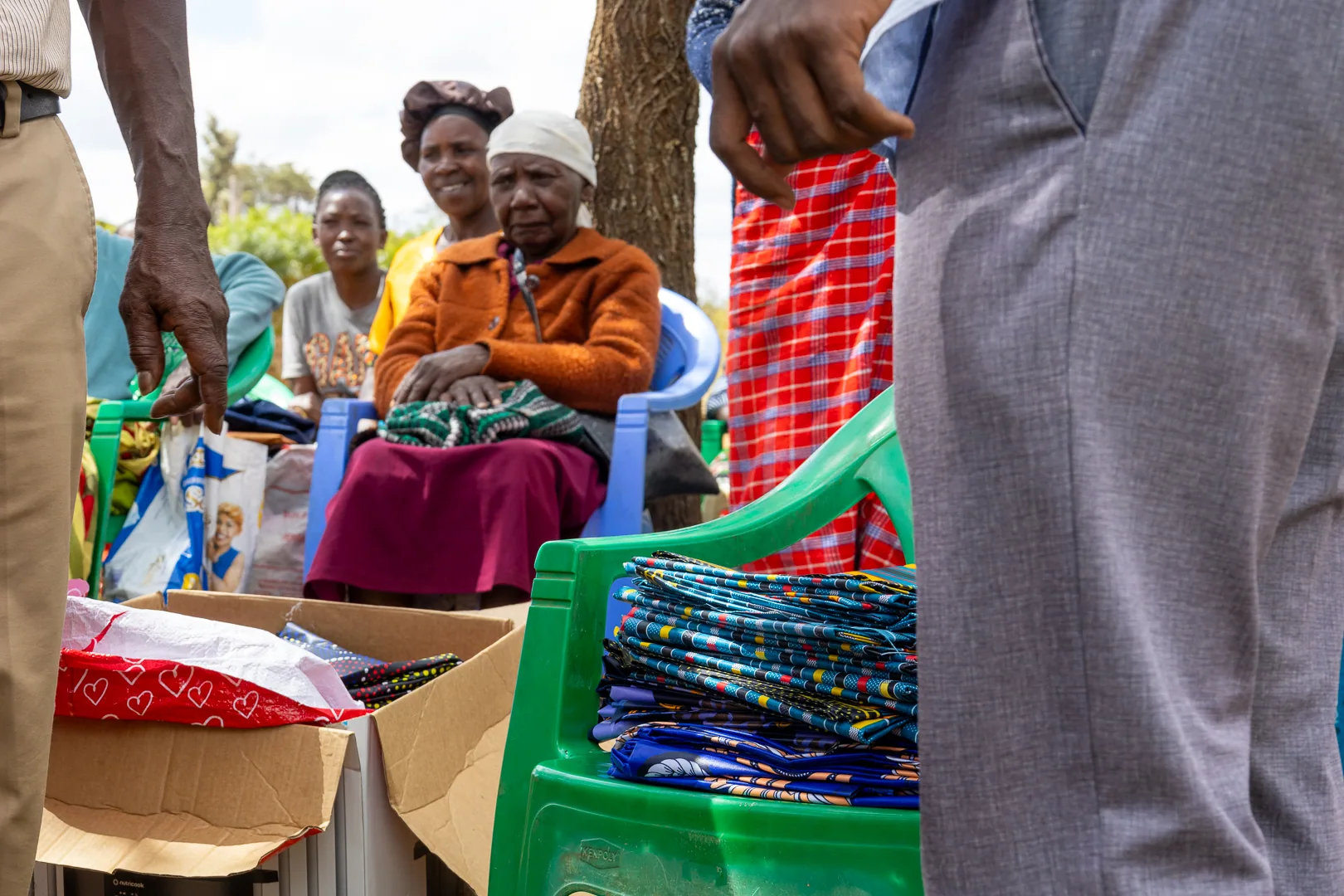 Community outreach and support in Yatta